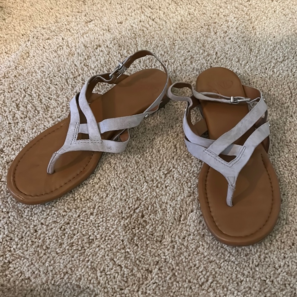 Franco Sarto gray sandals